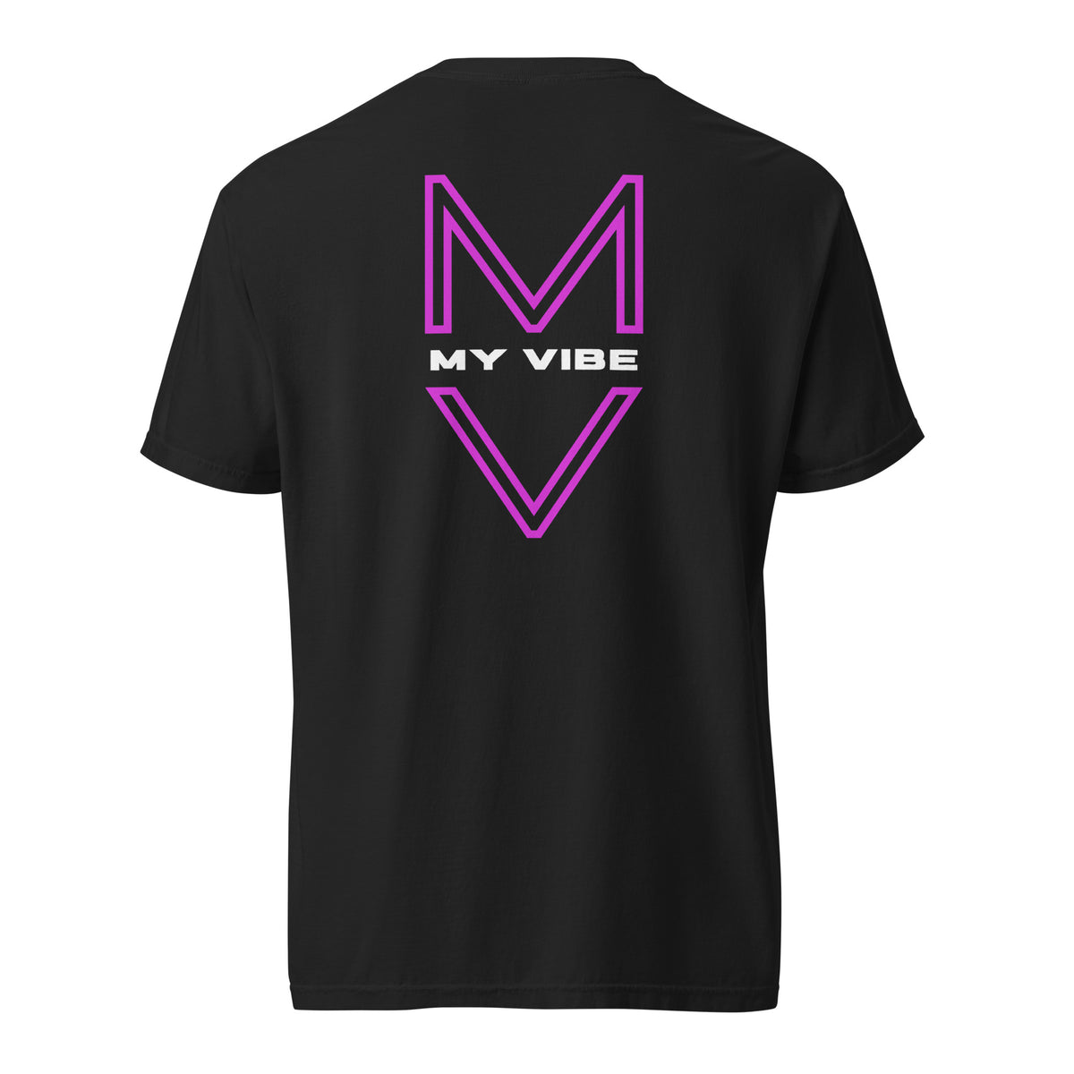 “One More Rep” Mirror Print Pump Cover, reverse-printed gym tee by MyVibe Apparel