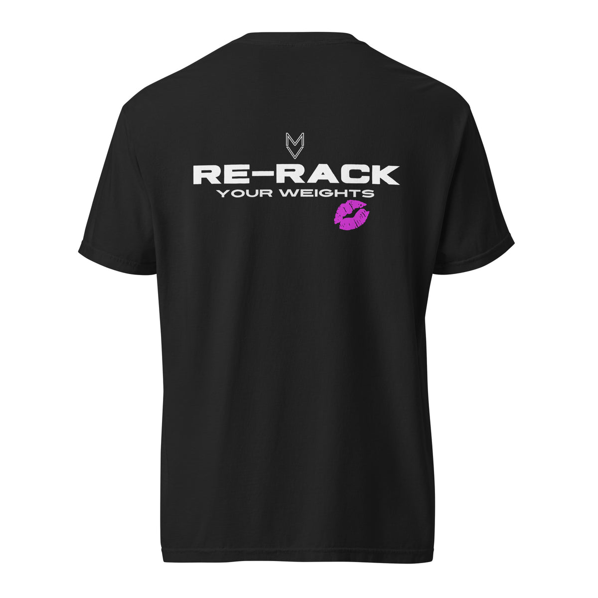 “Re-Rack Your Weights” Pump Cover, oversized gym tee by MyVibe Apparel