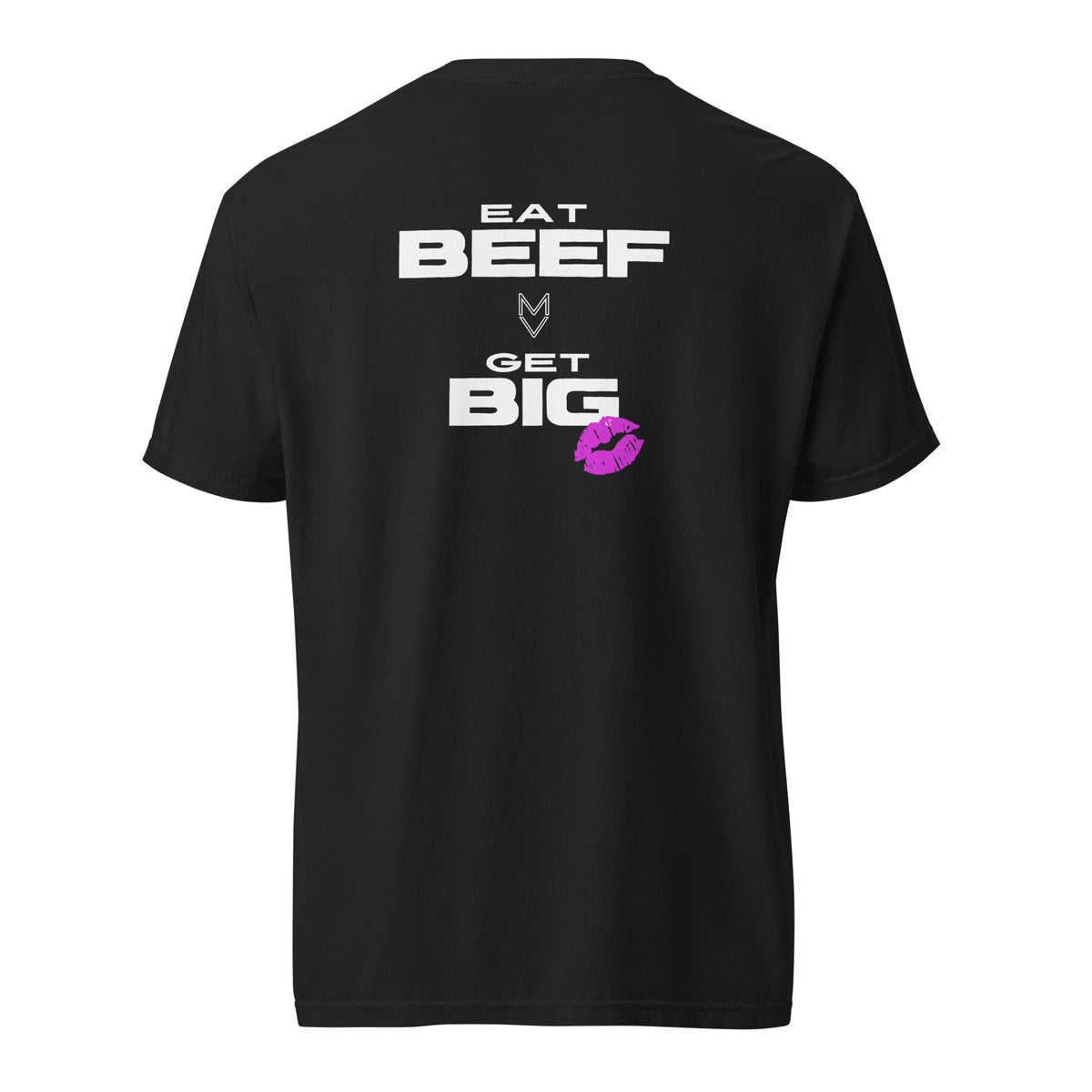“Eat Beef, Get Big” Pump Cover, oversized gym tee by MyVibe Apparel