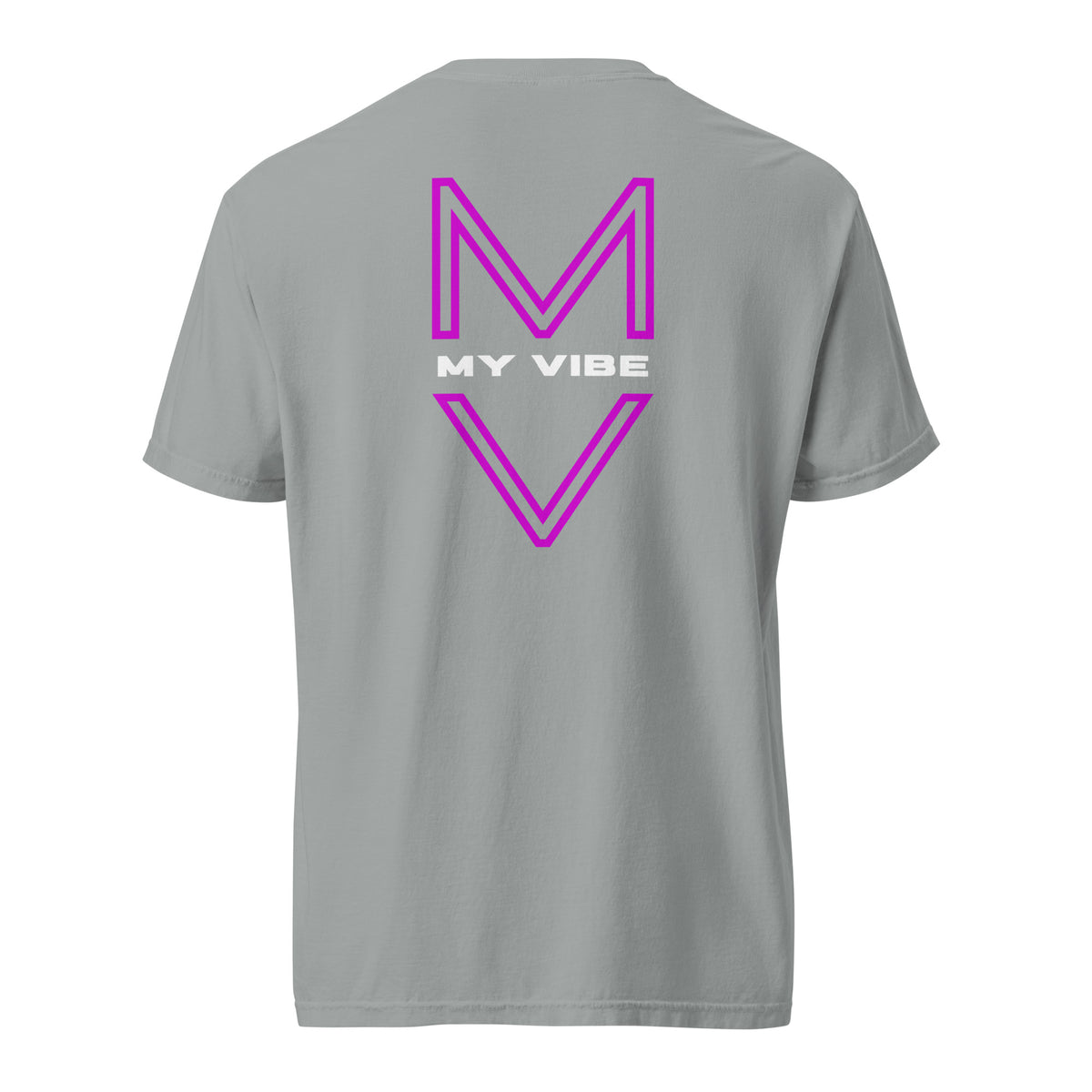 “Keep Going” Mirror Print Pump Cover, reverse-printed gym tee by MyVibe Apparel