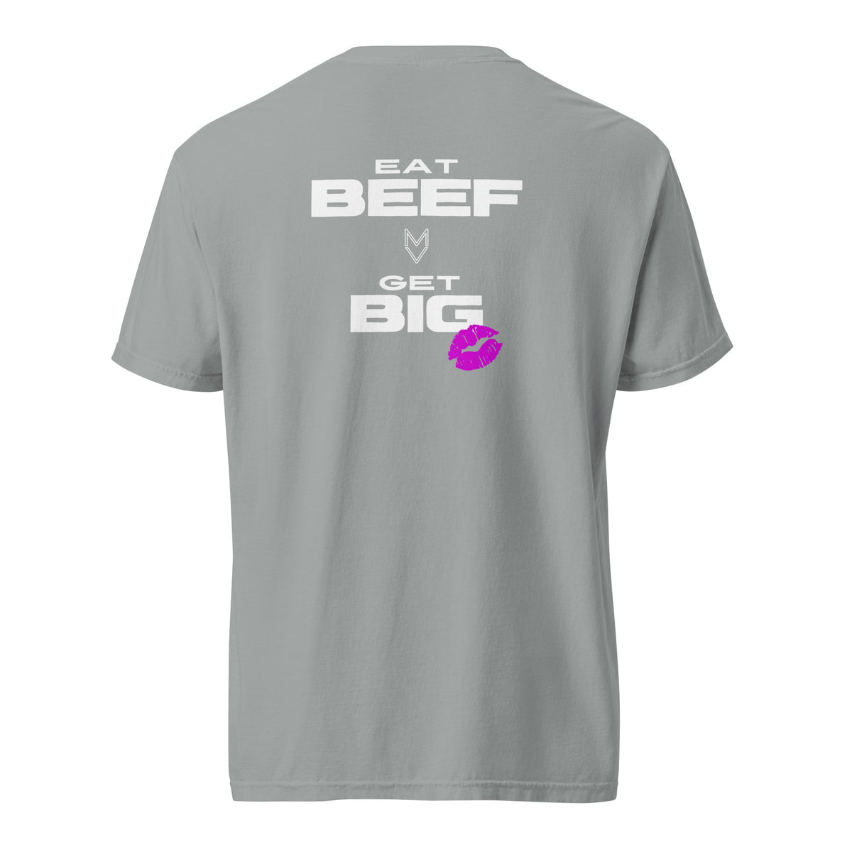 “Eat Beef, Get Big” Pump Cover, oversized gym tee by MyVibe Apparel