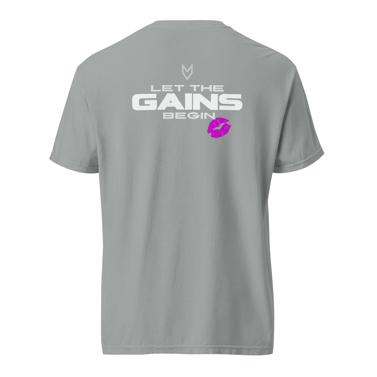 “Let the Gains Begin” Pump Cover, oversized gym tee by MyVibe Apparel