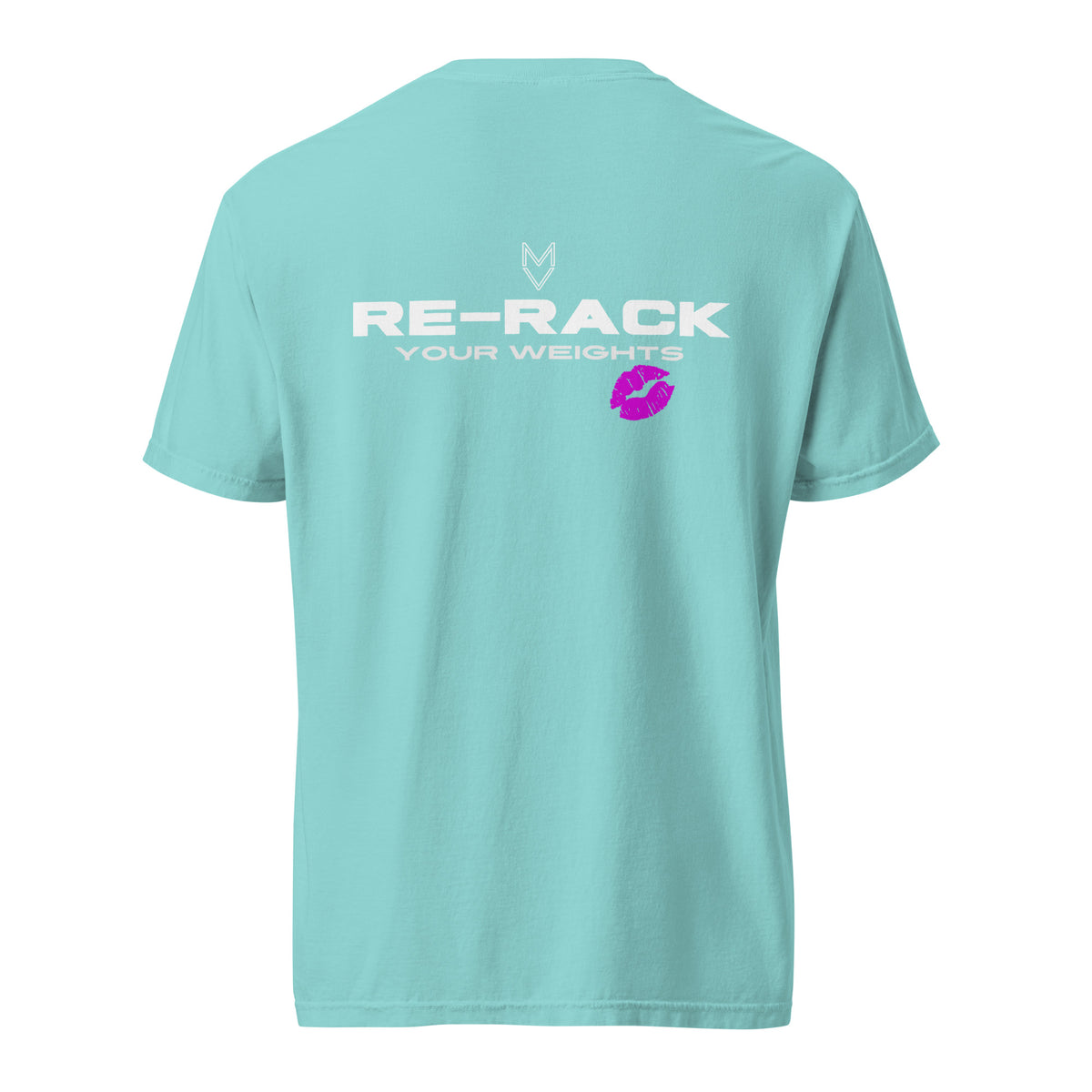 “Re-Rack Your Weights” Pump Cover, oversized gym tee by MyVibe Apparel