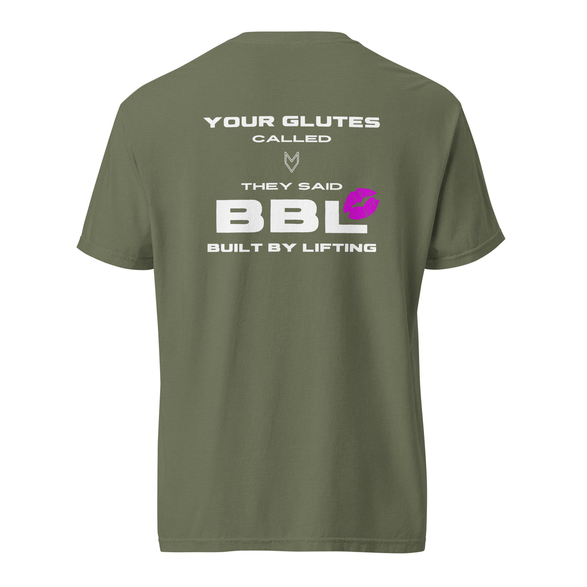 “Your Glutes Called” BBL Pump Cover, oversized gym tee by MyVibe Apparel
