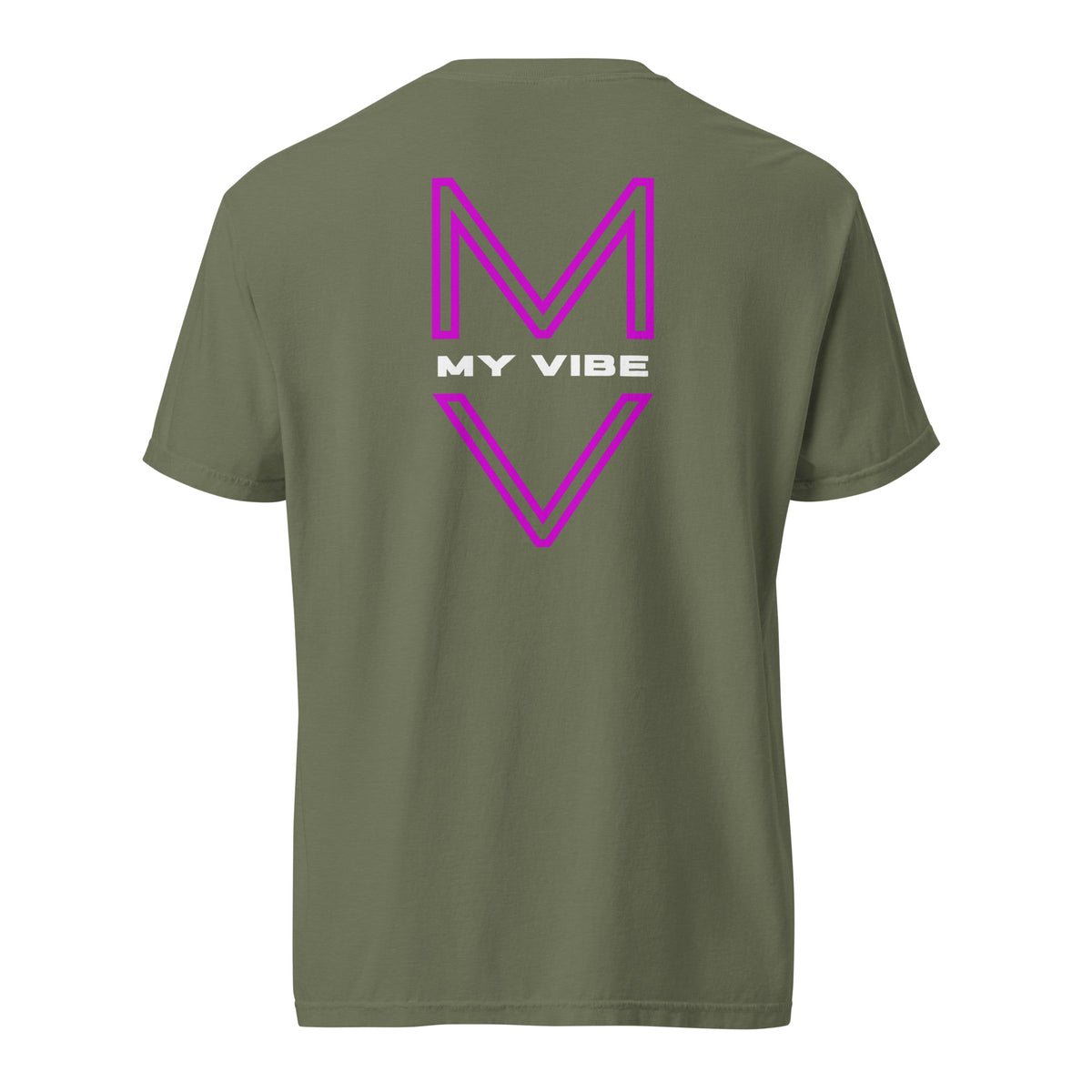 “One More Rep” Mirror Print Pump Cover, reverse-printed gym tee by MyVibe Apparel