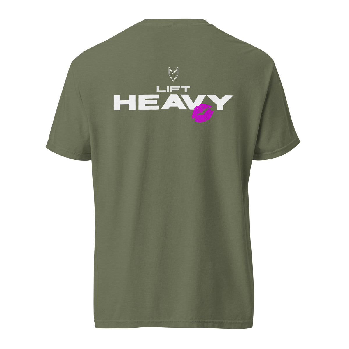 “Lift Heavy” Pump Cover, oversized gym tee by MyVibe Apparel