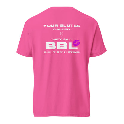 “Your Glutes Called” BBL Pump Cover, oversized gym tee by MyVibe Apparel