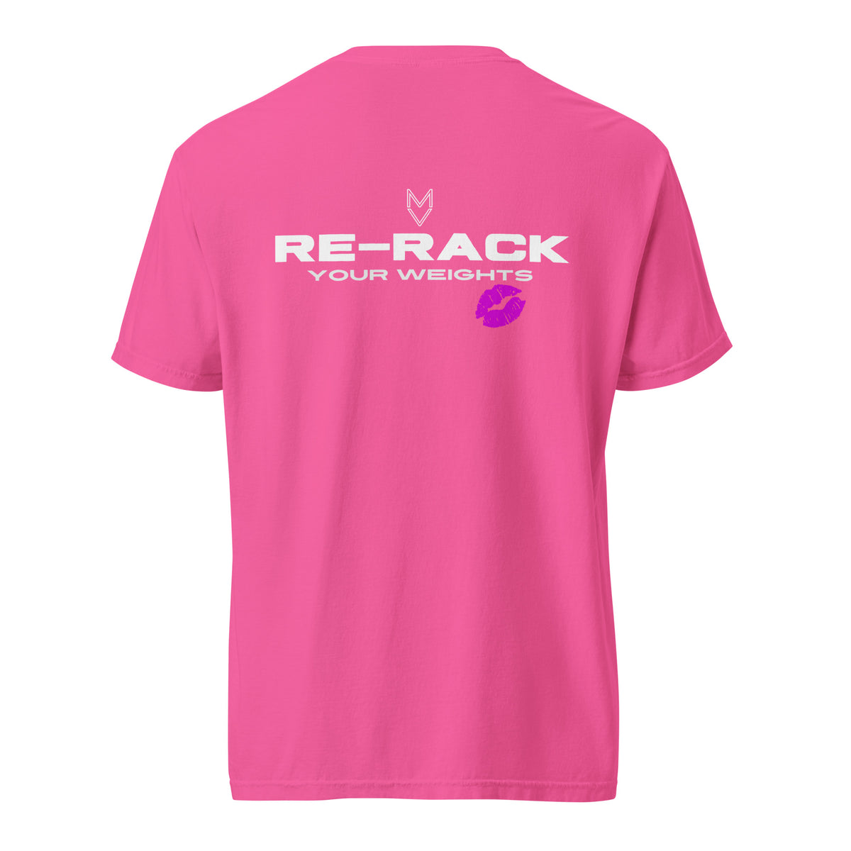 “Re-Rack Your Weights” Pump Cover, oversized gym tee by MyVibe Apparel