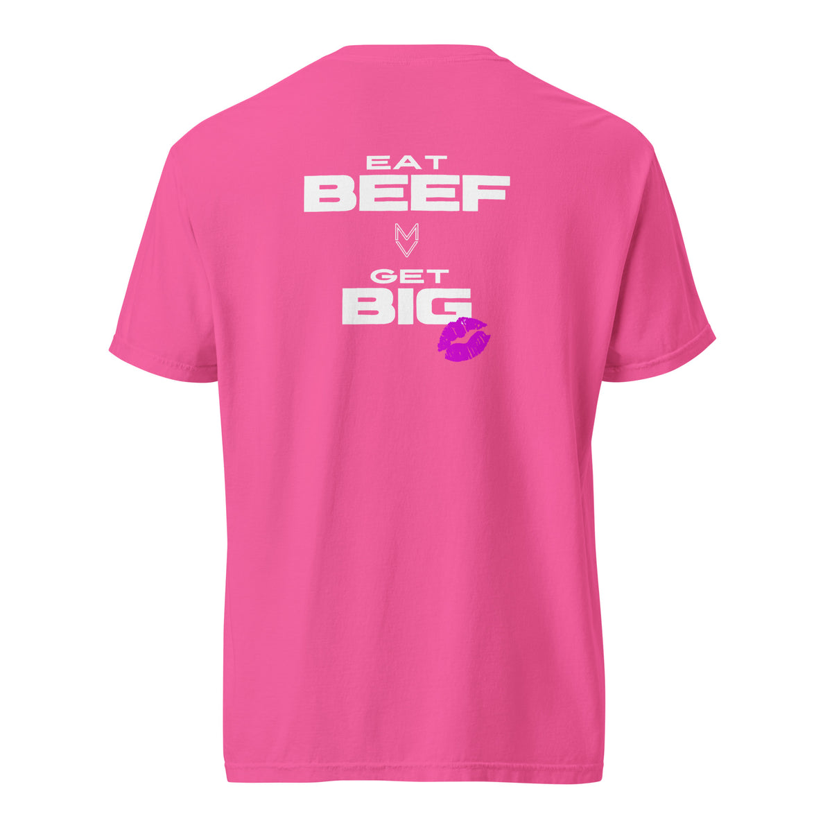 “Eat Beef, Get Big” Pump Cover, oversized gym tee by MyVibe Apparel